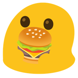 magic wand and hamburger