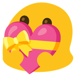 magic wand and heart with ribbon