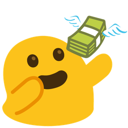 magic wand and money with wings