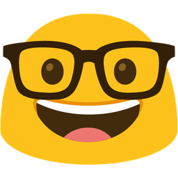 magic wand and nerd face