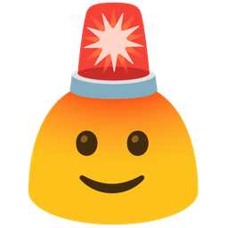 magic wand and police car light