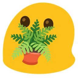 magic wand and potted plant