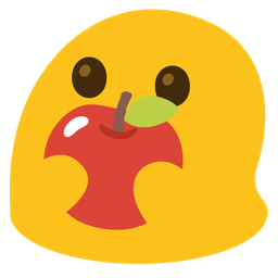 magic wand and red apple