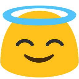 Magic wand and Smiling face with halo