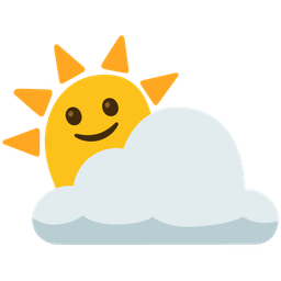 magic wand and sun behind cloud