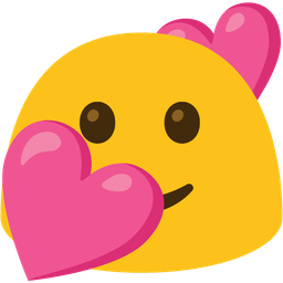 magic wand and two hearts