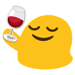 magic wand and wine glass