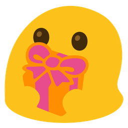 magic wand and wrapped gift