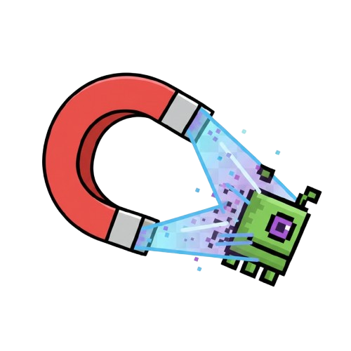 magnet and alien monster