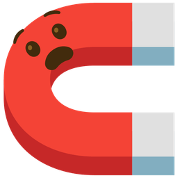 magnet and anguished face