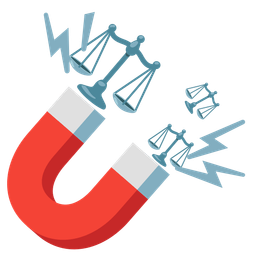 Magnet and Balance scale