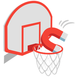 Magnet and Basketball