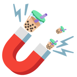 Magnet and Bubble tea