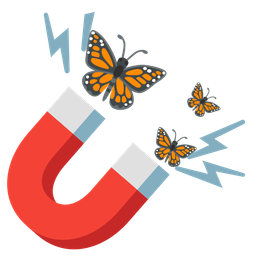 Magnet and Butterfly