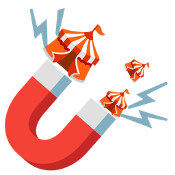 Magnet and Circus tent