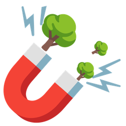 Magnet and Deciduous tree