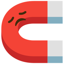 magnet and disappointed face