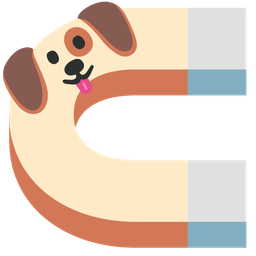 Magnet and Dog face