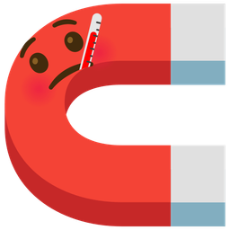 magnet and face with thermometer