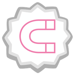 Magnet and Fish cake with swirl