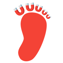 Magnet and Footprints