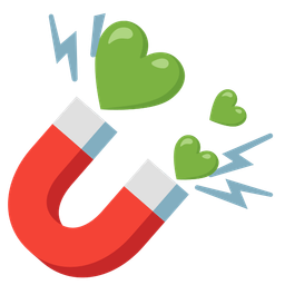 Magnet and Green heart