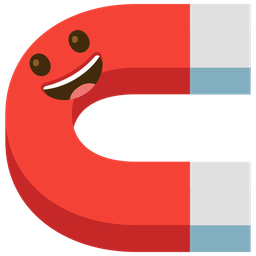 Magnet and Grinning face