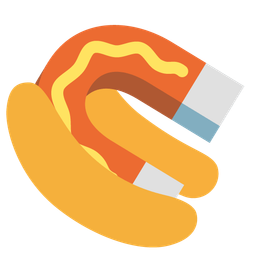 Magnet and Hot dog