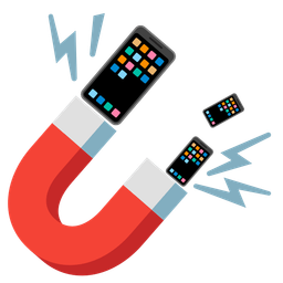 Magnet and Mobile phone