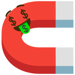 Magnet and Money-mouth face