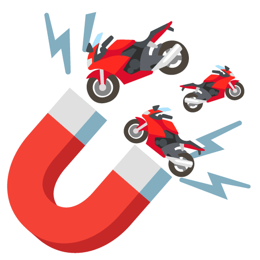 Magnet and Motorcycle