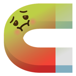 magnet and nauseated face