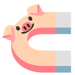 Magnet and Pig face