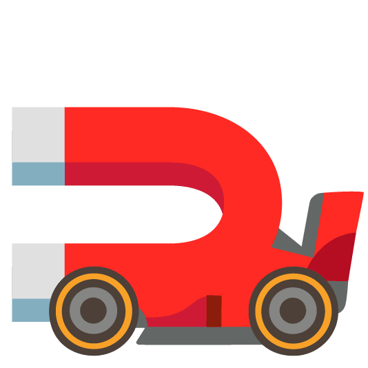 Magnet and Racing car