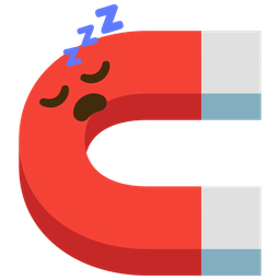 magnet and sleeping face