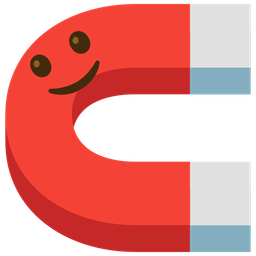 Magnet and Slightly smiling face