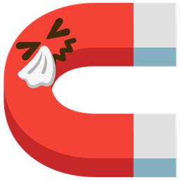 magnet and sneezing face