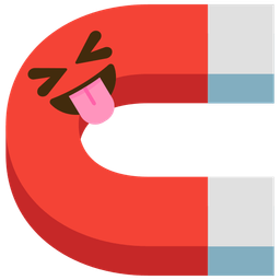 Magnet and Squinting face with tongue