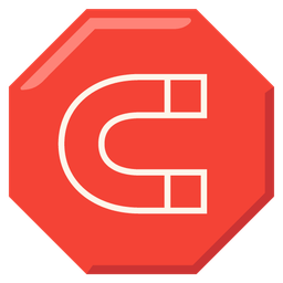 Magnet and Stop sign