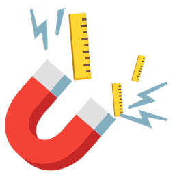 Magnet and Straight ruler