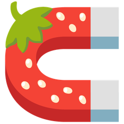 Magnet and Strawberry