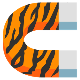 Magnet and Tiger face