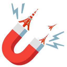 Magnet and Tokyo tower