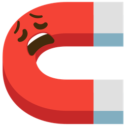 magnet and weary face