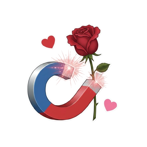 Magnet and Wilted flower