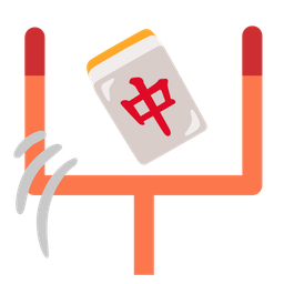 mahjong red dragon and american football