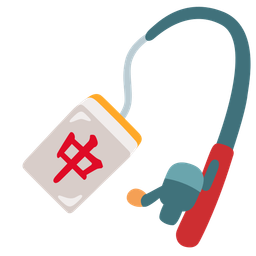 mahjong red dragon and fishing pole