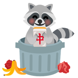 mahjong red dragon and raccoon