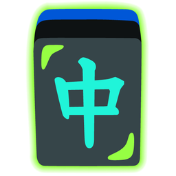 mahjong red dragon and radioactive