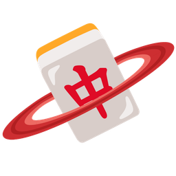 mahjong red dragon and ringed planet